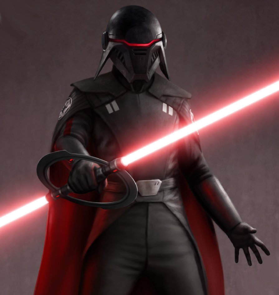TheLoreMasterYT's tweet photo. The Imperial Inquisitors got some of the sickest outfit and helmet designs in all of Star Wars, especially the Second Sister, which is straight up perfection imo. 

I just wish they didn't all have the same spinning lightsabers, it would've been nice to see a bit more variety. https://t.co/jCcUxGP0Tt