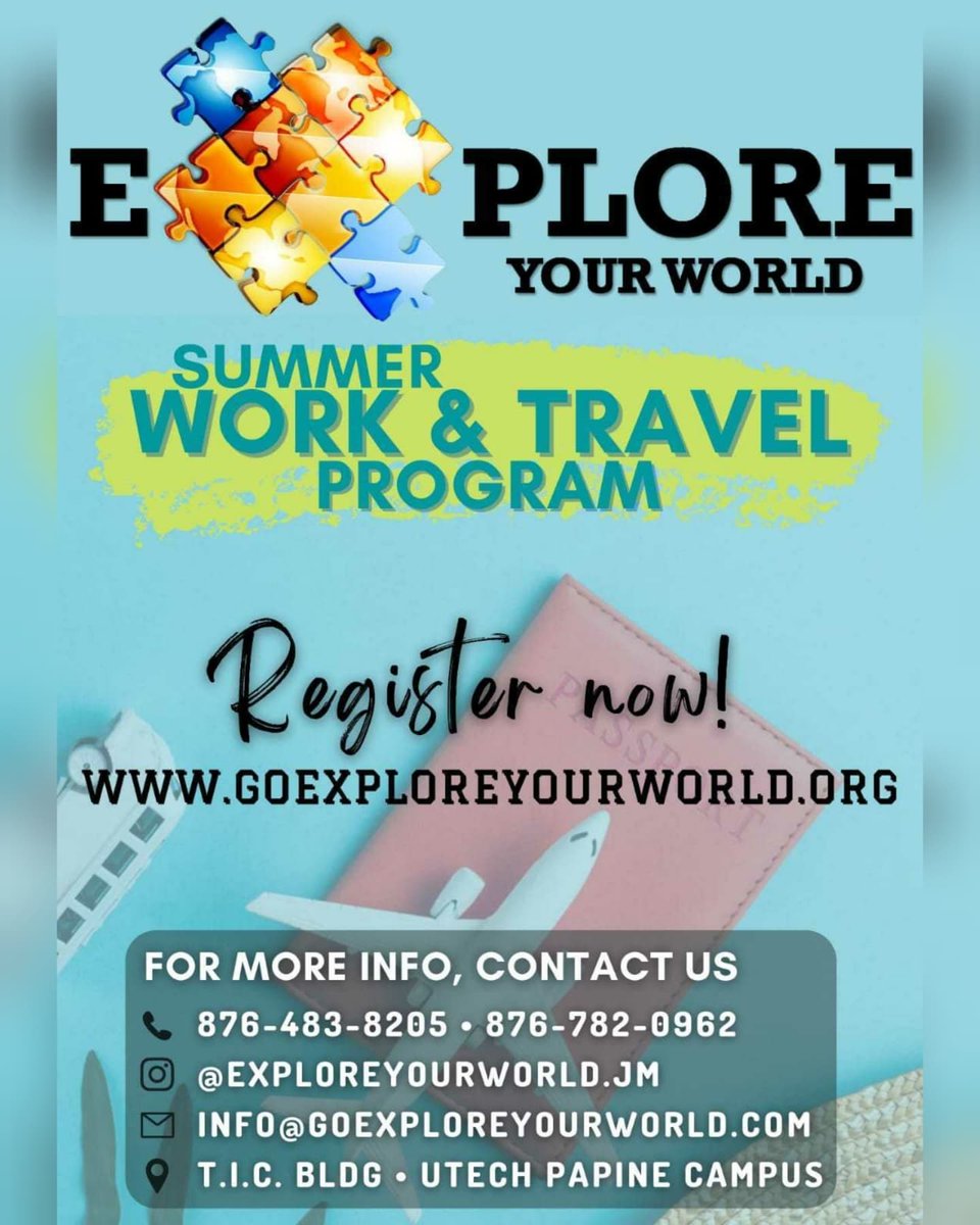 UWIPlacement's tweet photo. Overseas Work and Travel Programme

Explore Your World - Contact them today for more information on work and travel summer 2022 https://t.co/MTbpoVKmj5
