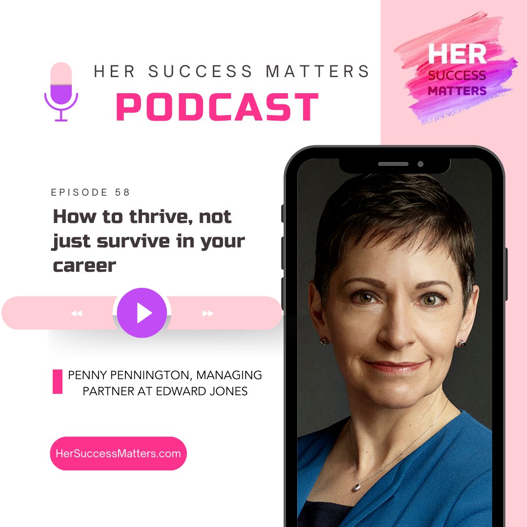 HSM_Podcast's tweet photo. NEW EPISODE🚨Tune in to Episode 58 of #HerSuccessMatters now! https://t.co/eYIX83UJaS
 
@Christineashaw is joined by Penny Pennington @EdwardJones where she shares her personal journey and keys to success as one of the most influential women in financial services🔑

#INPodcasts https://t.co/xYlwcAX7SH