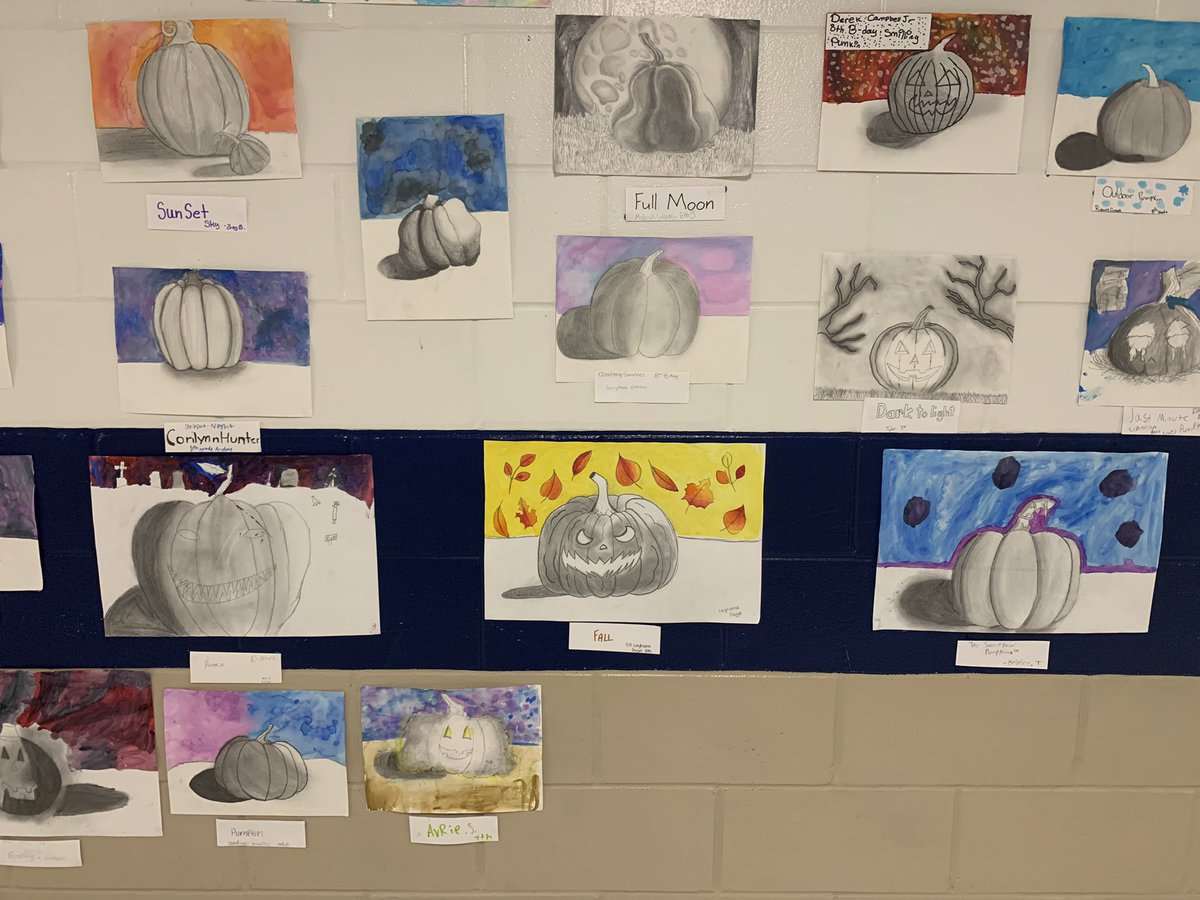 EduLdrRBJr's tweet photo. Our @WCMS_Official Art Instillations are truly amazing. I enjoy seeing student work adorning our gallery. #wcmsarts #academicownership https://t.co/Of3C26kqHT
