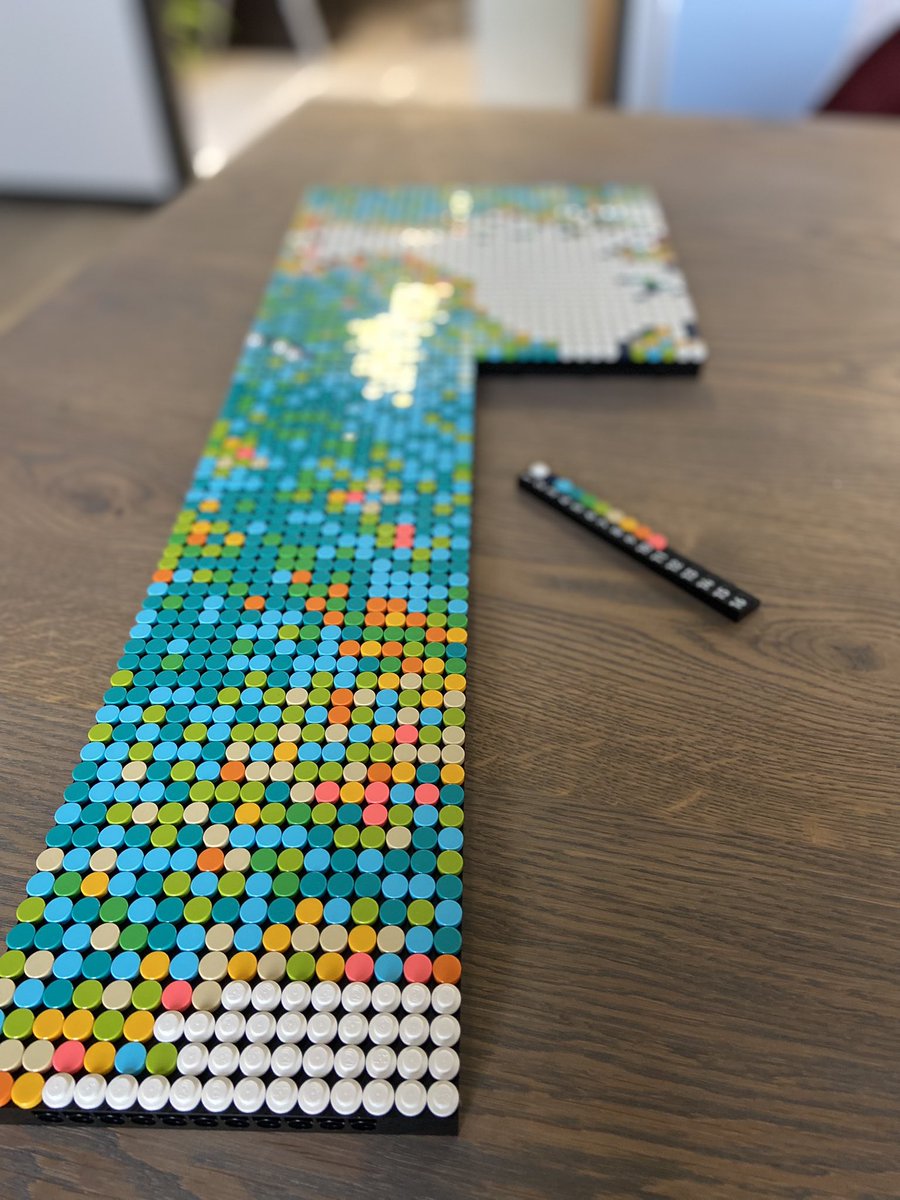 redgeographics's tweet photo. Progress on the lego world map π #map #lego #legoworldmap #lovemaps #cartography https://t.co/pZxH23yual