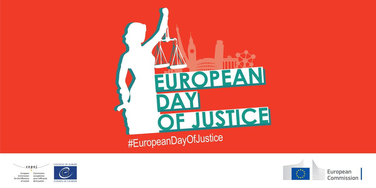 EU_Justice's tweet photo. ⚖️🇪🇺 25 October is #EuropeanDayofJustice ⚖️🇪🇺

To mark the occasion, events and training sessions for citizens, students and justice professionals are taking place across the EU. 

🔎Find an event near you➡️https://t.co/InpS2iBj7y https://t.co/vKaEVqyQG3