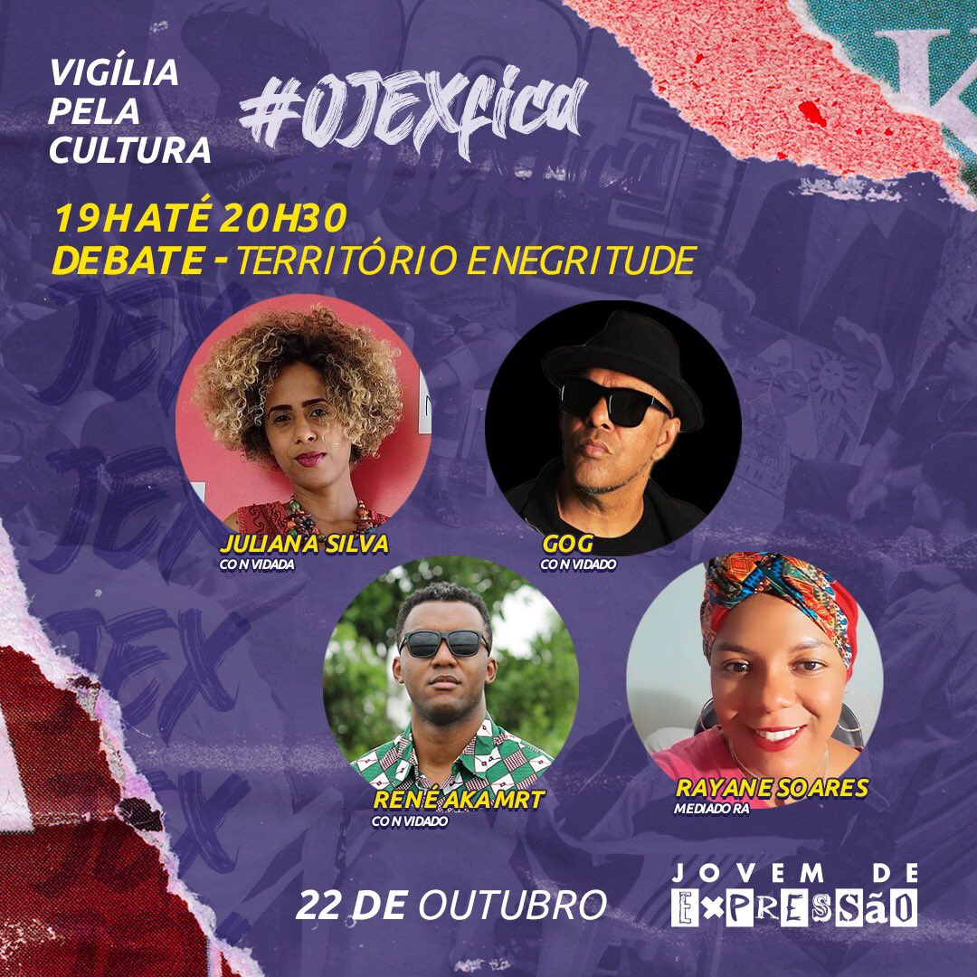 maxmacieldf's tweet image. Salve família!
Pega a programação de hoje.

Dentre as atividades, haverá um papo com @RayaneRuas @GOGpoeta e @mrt_calamite_oficial e @juliana.brasilidadenegra, sobre território e negritude.

Muito som, muito debate, workshop…
Espero geral!

#ojexfica