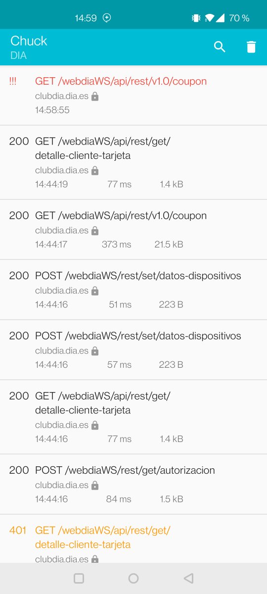 Proteus1989's tweet photo. Es normal que cuando se cierra la conexión socket inesperadamente me salga una notificación en el teléfono que me deje acceder al historico de todas las peticiones que hace la app? @DIA_Group https://t.co/UptFFIhpVg