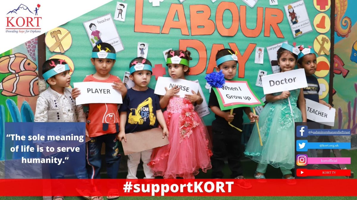 South Asia's one of the largest orphanage Kashmir Orphans Relief Trust (KORT) 
#supportKORT