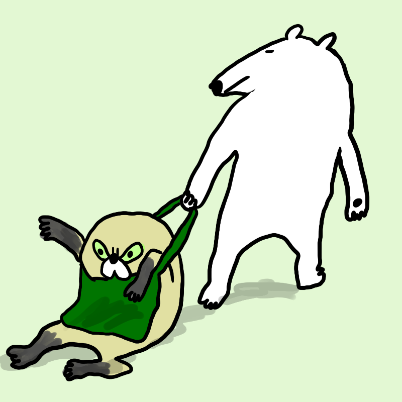 「渋谷のハンズのくまみねグッズフェア終わったのかな ありがとうございました! 」|くまみねのイラスト