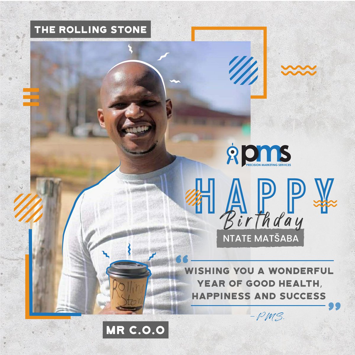 PMS_LSO's tweet photo. Another year added, more opportunities to grab! 

Happy birthday @RollingMyStone a.k.a Mr. COO!

#PMS
#Birthday
#COO https://t.co/o12szL6inq
