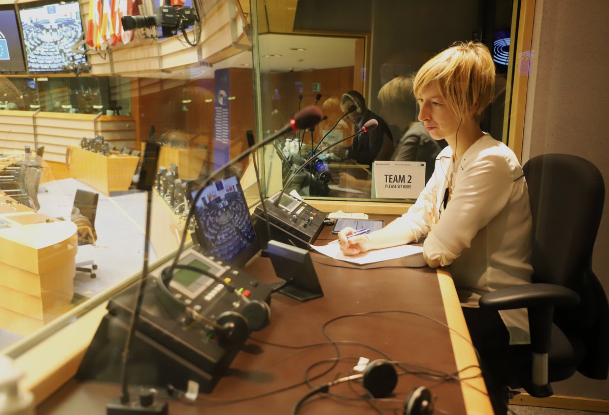 EP_Interpreters's tweet photo. All the stakeholders involved are getting ready for the #CoFoE Plenary tomorrow.
We are there to help them talk to each other. 🗣️🎧

#1nt #InterpretingForEurope 
#TheFutureIsYours https://t.co/wW5FopAieh