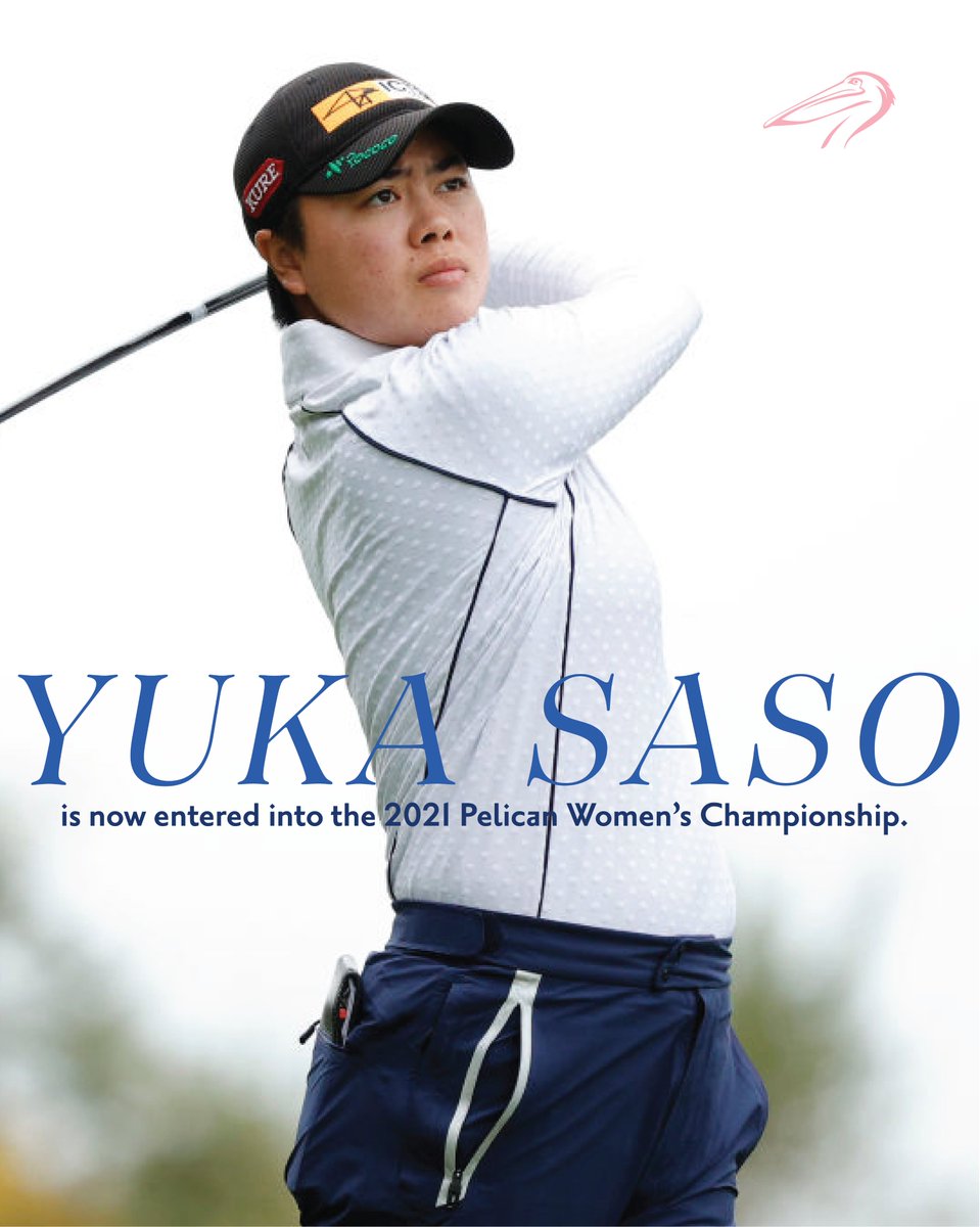 theANNIKAlpga's tweet photo. We are pleased to announce that @SasoYuka_315, @Rolex Rankings No. 5 and 2021 @uswomensopen champion, will be competing in the Pelican Women's Championship. 

Get more information about Saso and the other athletes competing: https://t.co/afB8RFtVmQ https://t.co/HqTE2IiSyv