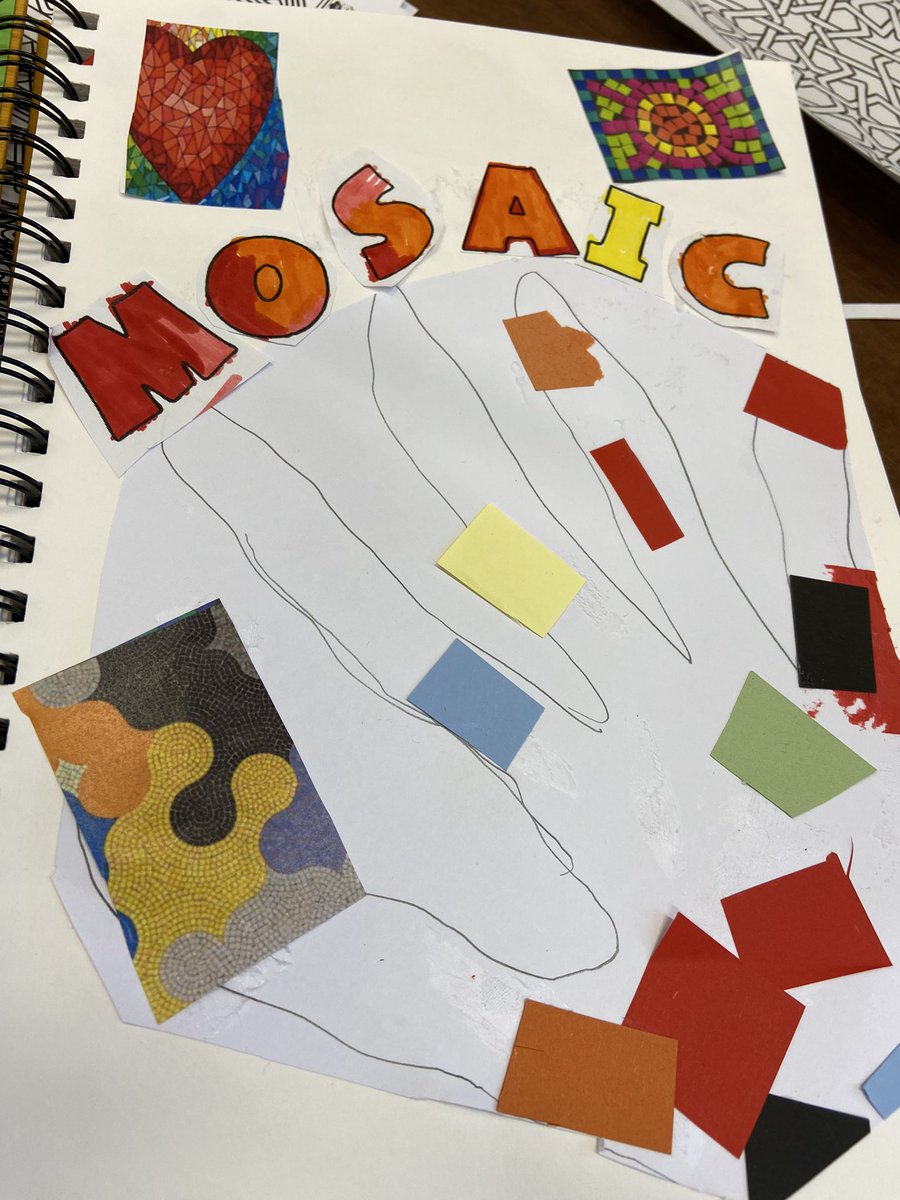WOW just look at our marvellous art book. P3 you are mosaictastic