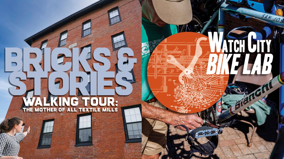Just 2 more weekends left of our 2021 OUTDOOR ACTIVITIES

Saturdays, 10/23 &amp; 10/30 our BRICKS &amp; STORIES Walking tour! at 11 AM 
Info: bit.ly/CRMCal

Sundays, 10/24 and 10/31 the WATCH CITY BIKE LAB <a href="/bike_lab/">Watch City Bike Lab</a> 11AM-3PM info: bit.ly/WCBikeL