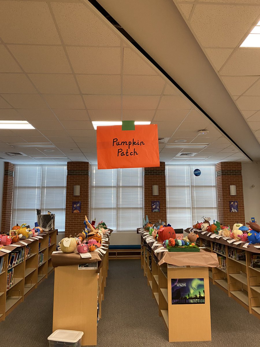A_RobinsonLib's tweet image. I’m flipping my gourd!  The Storybook Pumpkin Patch exploded this morning.  Way to go Cosmos! @Camacho_Elem @LeanderISD_Lib #CamachoTribe @LeanderISD #ourschoolourstory
