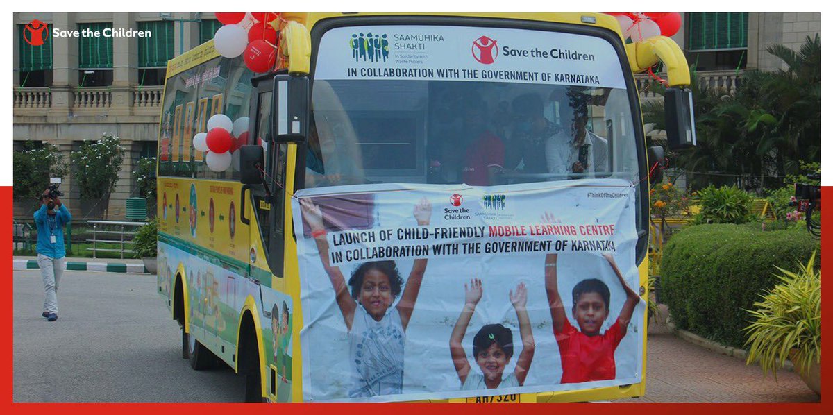 balrakshabharat's tweet image. It’s a heartwarming moment for all of us here at Save the Children, as we launched three 'Mobile Learning Centres' that will go a long way in enabling #LearningContinuity for children from the waste-picking community in #Bengaluru.