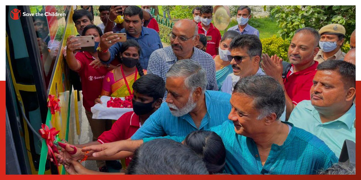 balrakshabharat's tweet image. It’s a heartwarming moment for all of us here at Save the Children, as we launched three 'Mobile Learning Centres' that will go a long way in enabling #LearningContinuity for children from the waste-picking community in #Bengaluru.