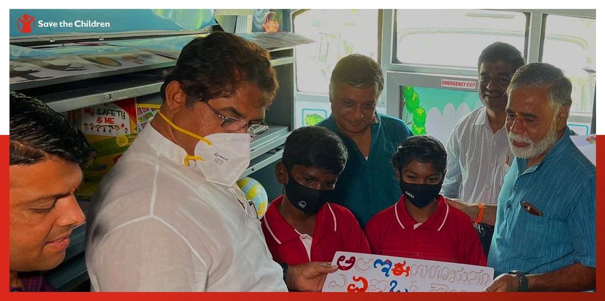 balrakshabharat's tweet image. It’s a heartwarming moment for all of us here at Save the Children, as we launched three 'Mobile Learning Centres' that will go a long way in enabling #LearningContinuity for children from the waste-picking community in #Bengaluru.