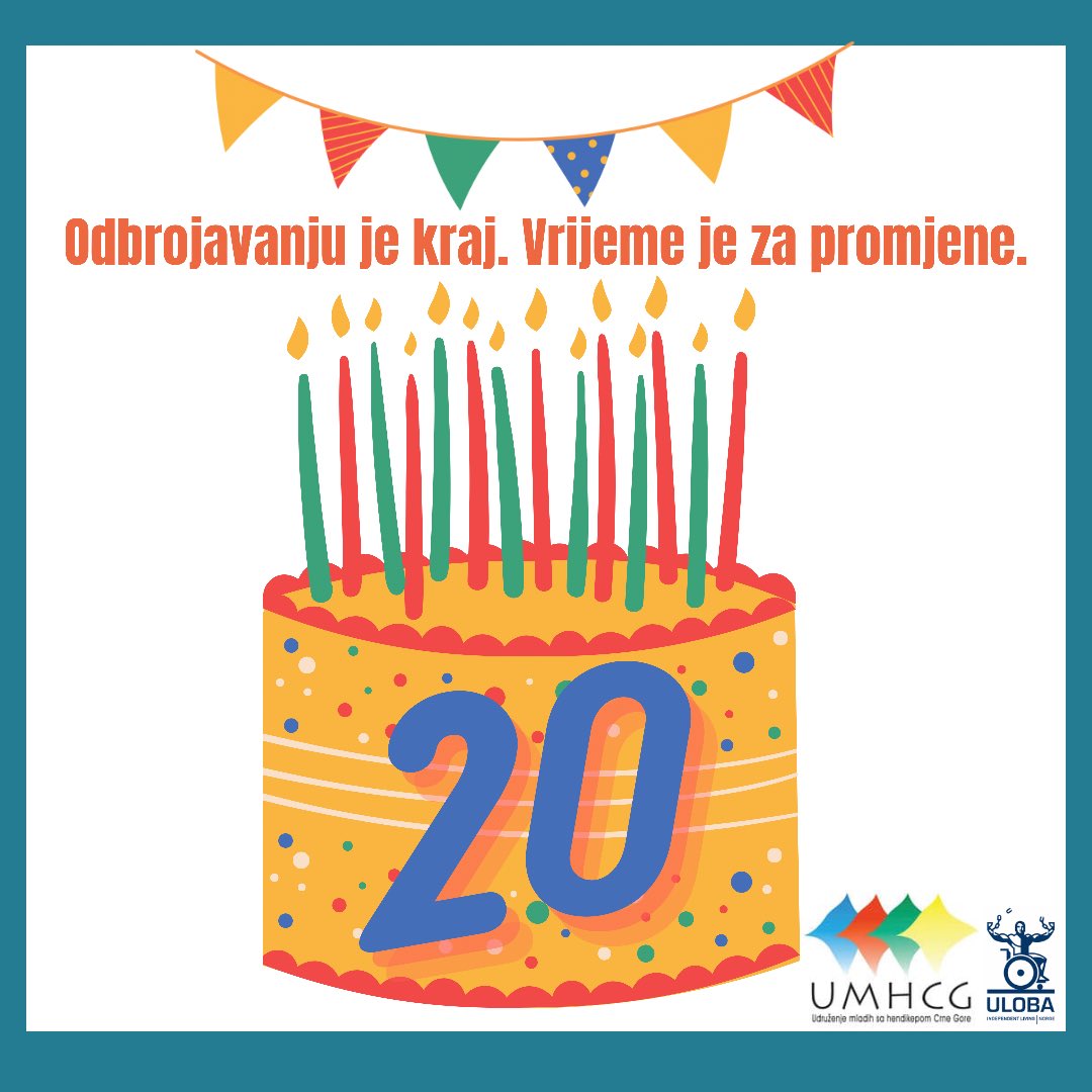 umhcg's tweet image. #WeAre20  #MovingBoundaries  #ChangingReality

💫 Uskoro naša misija dobija novo ruho, ali od borbe ne odustajemo. 🎉🎈