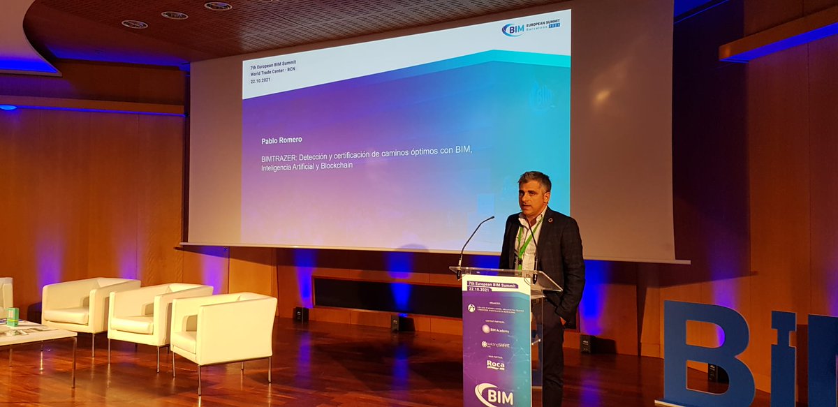 «El componente artesanal le cuesta a la industria global de la construcción 2,5 billones $/año». Pablo Romero de <a href="/BimTrazer/">Bimtrazer</a> habla sobre la Optimización de tiempos en obras de construcción con #BIM, #InteligenciaArtificial y #Blockchain. Otro caso práctico en #EuropeanBIMSummit21.
