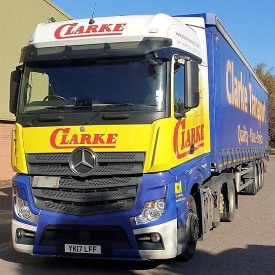 Out and about on a rare sunny day in October with driver Mick Green. Thanks for sharing Mick, we love seeing our fleet around the UK.

Call us for free 0800 525015
info@clarketransport.co.uk
clarketransport.co.uk

#deliveringpromises #est1933 #clarketransport #keepontrucking