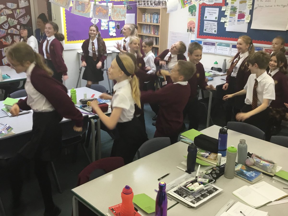 APA_Horowitz's tweet photo. Sending Mrs Fogg off in style! Year 6 had been learning about dances of the 1960s - and the retiring Mrs Fogg couldn't help but join in! #AETAcademies #OneAET https://t.co/gCgFszAWKA
