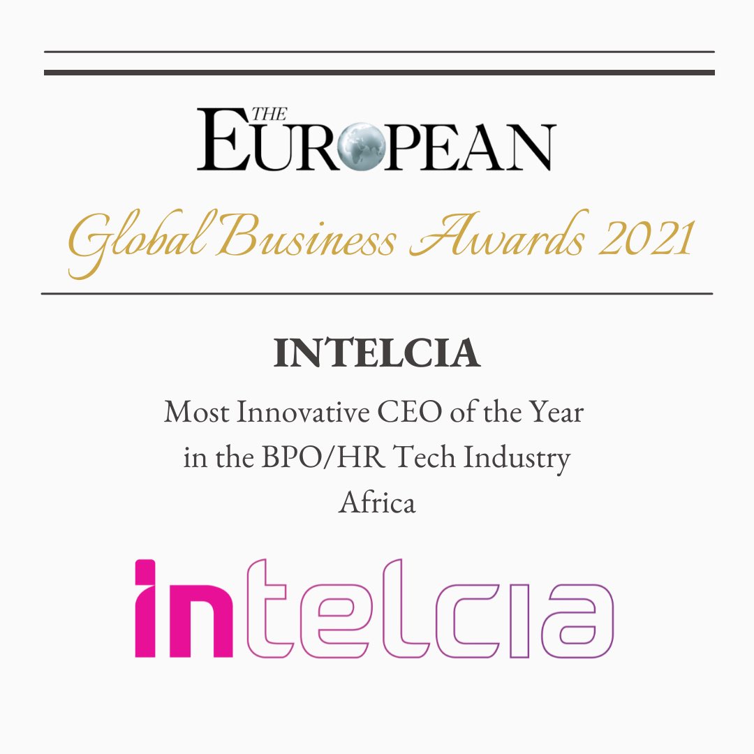 EuropeanMag's tweet photo. We would like to congratulate @Intelcia_Group on winning the ‘Most Innovative CEO of the Year in the BPO/HR Tech Industry’ and ‘Best Business Process Outsourcing Services’ Awards 🏆⭐️

#theeuropeanawards https://t.co/Nn710sOPXB