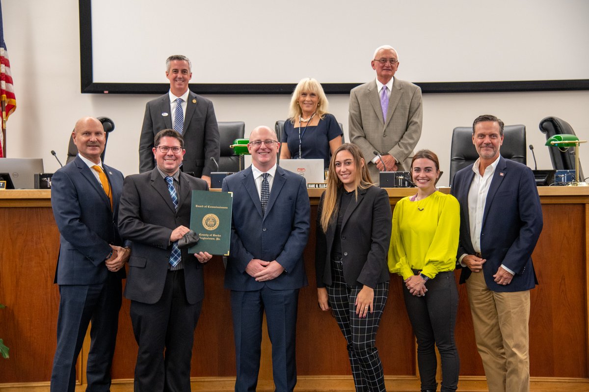 BucksCountyGovt's tweet photo. For #NationalTeenDriverSafetyWeek, the Bucks County Commissioners recognized @tmabucks!
 
At the Commissioners' meeting on Wed., executive director Stephen Noll kicked off the 15th Annual Bucks County High School Seatbelt Safety Challenge &amp; Teen Driver Safety Video PSA Challenge. https://t.co/xctV3QmqiV