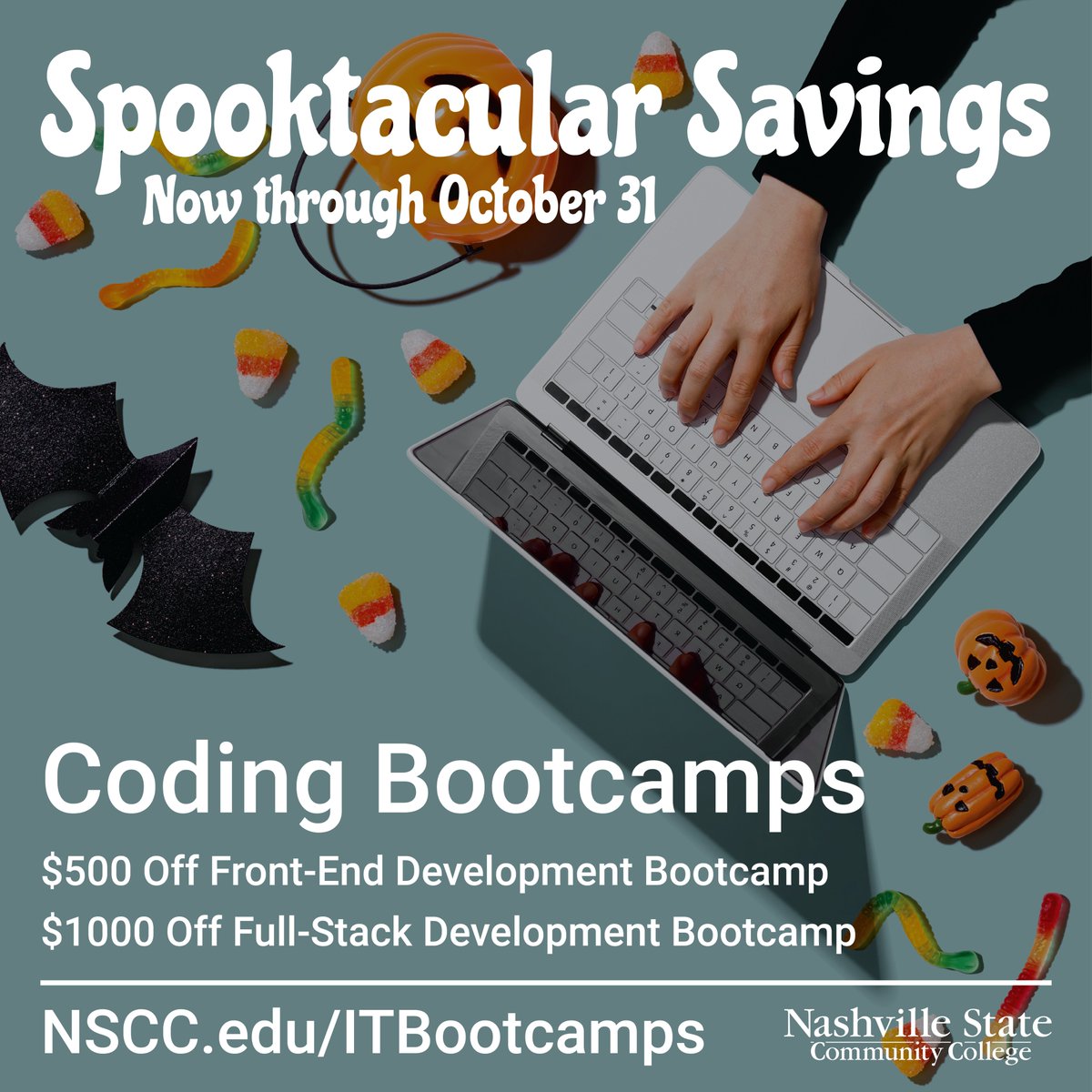 NashvilleState's tweet image. IT is one of the fastest-growing sectors w/ an average entry-level salary for software developers at $55K. Nashville State Community College offers two Software Development boot camps to fit the need of students.

#NashvilleState #CodexAcademy #Coding #IT #YourCareerStartsToday