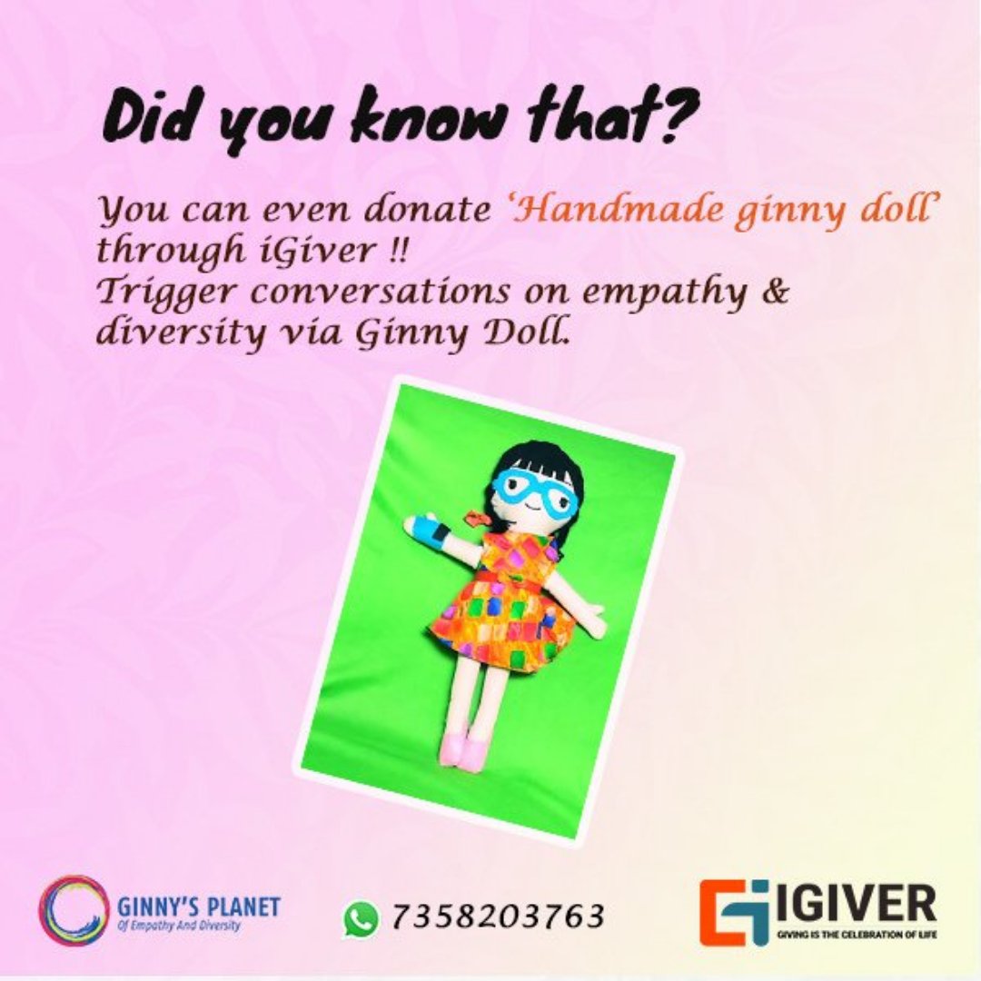 igiverworld's tweet photo. You can donate #Handmade ginny dolls through iGiver @GinnysPlanet #handmade #puppet #doll #igiver #ginnysplanet https://t.co/tgR9u4SEDX