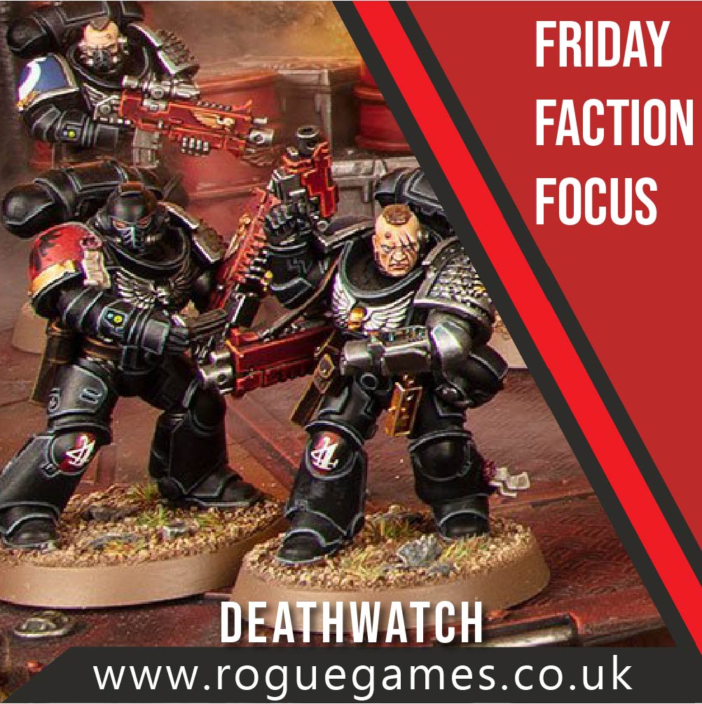 RogueGames_UK's tweet photo. The Deathwatch are warriors called on as a last resort for firepower that other forces do not acquire.
We stock the latest Deathwatch products at https://t.co/HmgrulKdRE
#deathwatch #40k #warhammer #faction #factionfocus https://t.co/37hNEAi6nH