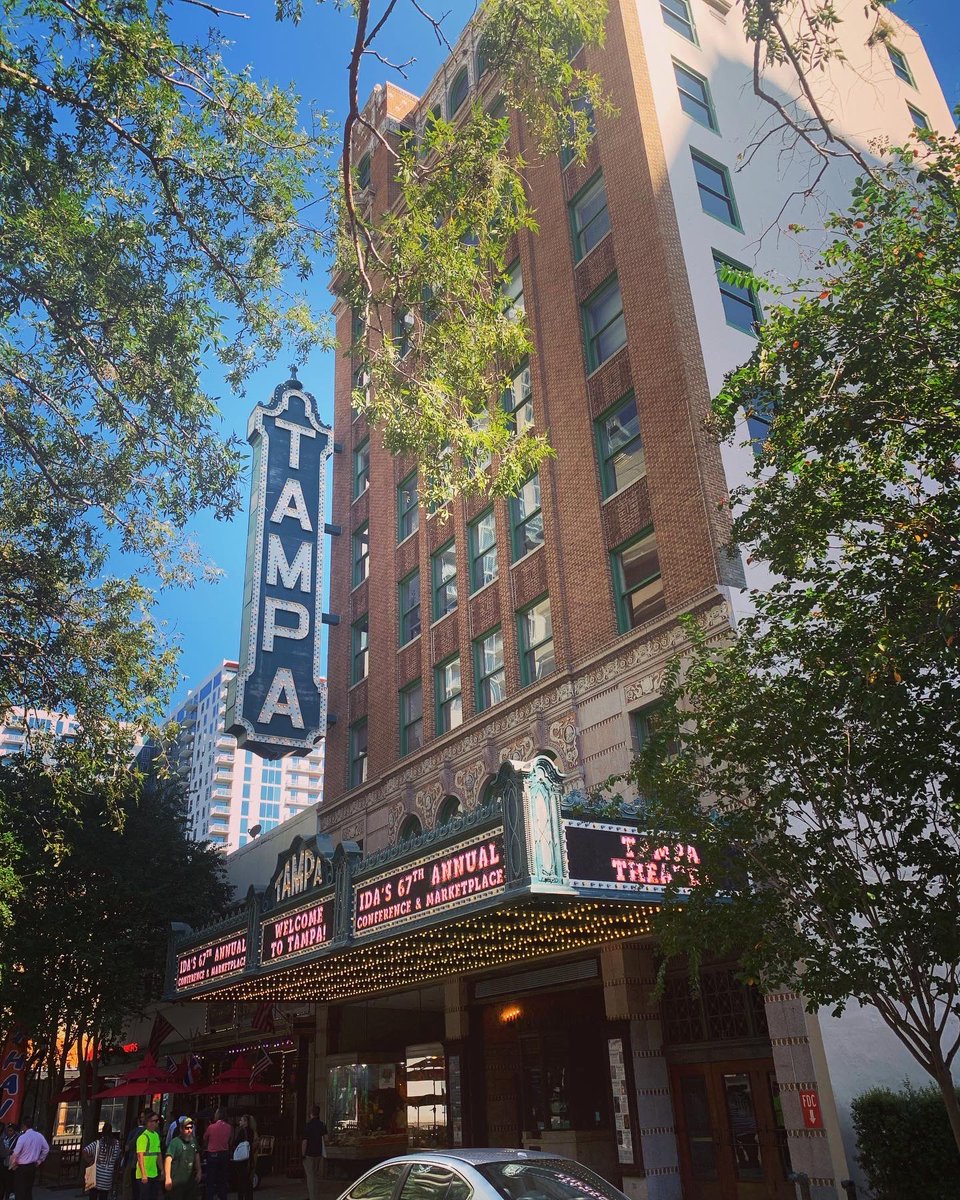 Checked out the <a href="/tampatheatre/">Tampa Theatre</a> at <a href="/IntlDwtnAssoc/">Int'l Downtown Assoc</a> conference. One of few remaining #atmospherictheaters left. Felt eerily familiar, as it was designed by #johnebersonarchitect like @kazoostate. #tampa and #kalamazoo are lucky to still have these gems. <a href="/DwntwnKalamazoo/">Downtown Kalamazoo</a>
