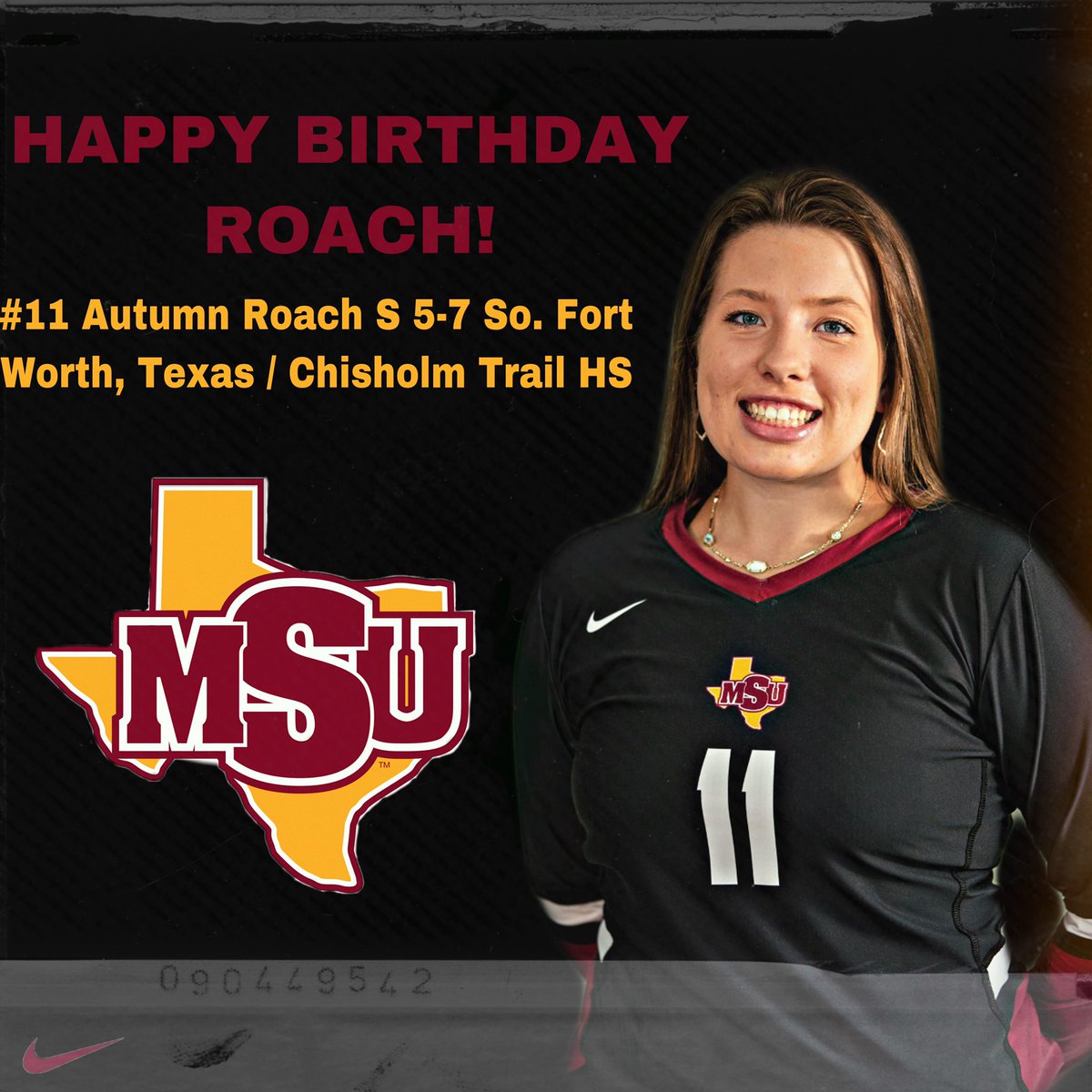 msutexasvb's tweet photo. HAPPY BIRTHDAY ROACH!!!🎂 #stanggang https://t.co/lJpZQ8Qhfm