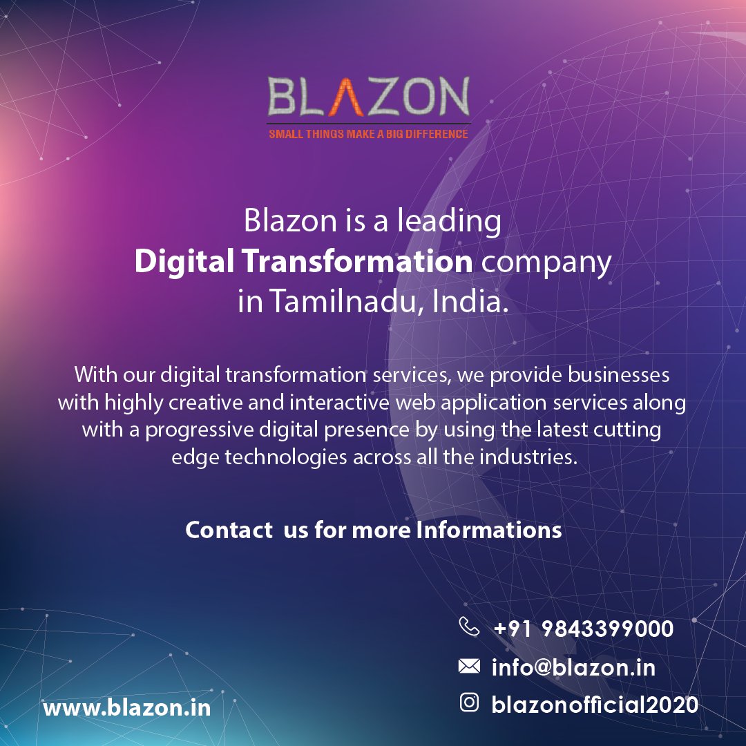 BlazonAppDevCbe's tweet image. Blazon provides businesses with highly creative and interactive web application services along with a progressive digital presence by using the latest cutting-edge technologies across all industries.
#webappdevelopment #webappdevelopmentcompany #webappdevelopmentservice #backend