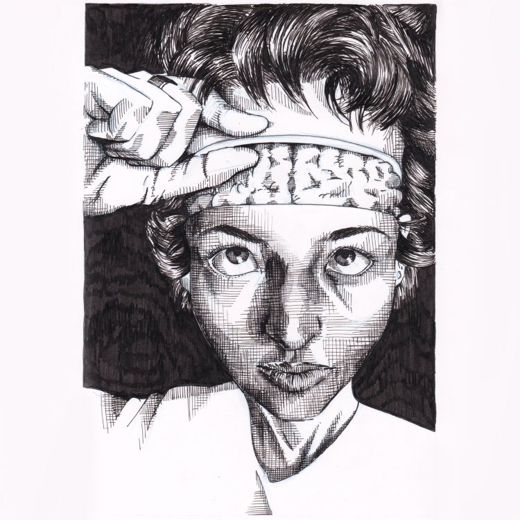 ARTIFdigitalart's tweet photo. Inktober / day 22 / open 

#inktober #inktober2021 #inktoberopen #inktober2021open #inkdrawing #illustration #drawing #inktoberchallenge #handdrawn #ink #inkonpaper #inktoberday22 #open #blackandwhite #openmind #openbrain #openmindedness #mind https://t.co/rjblYu6B1Z