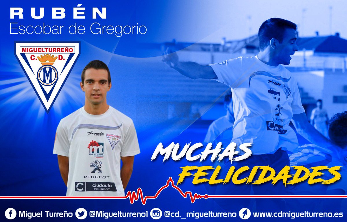 Miguelturreno1's tweet photo. ¡Muchas felicidades! @RubenEscobar018 https://t.co/Q1YYIpFeQn