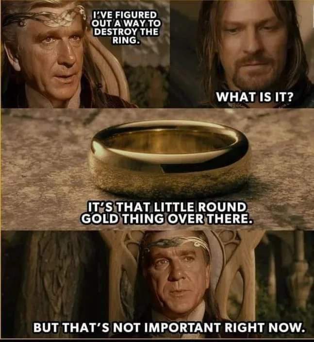 bea_dnd's tweet photo. Funnier than it really should be.

#LOTR https://t.co/Q9qUcqBGZT