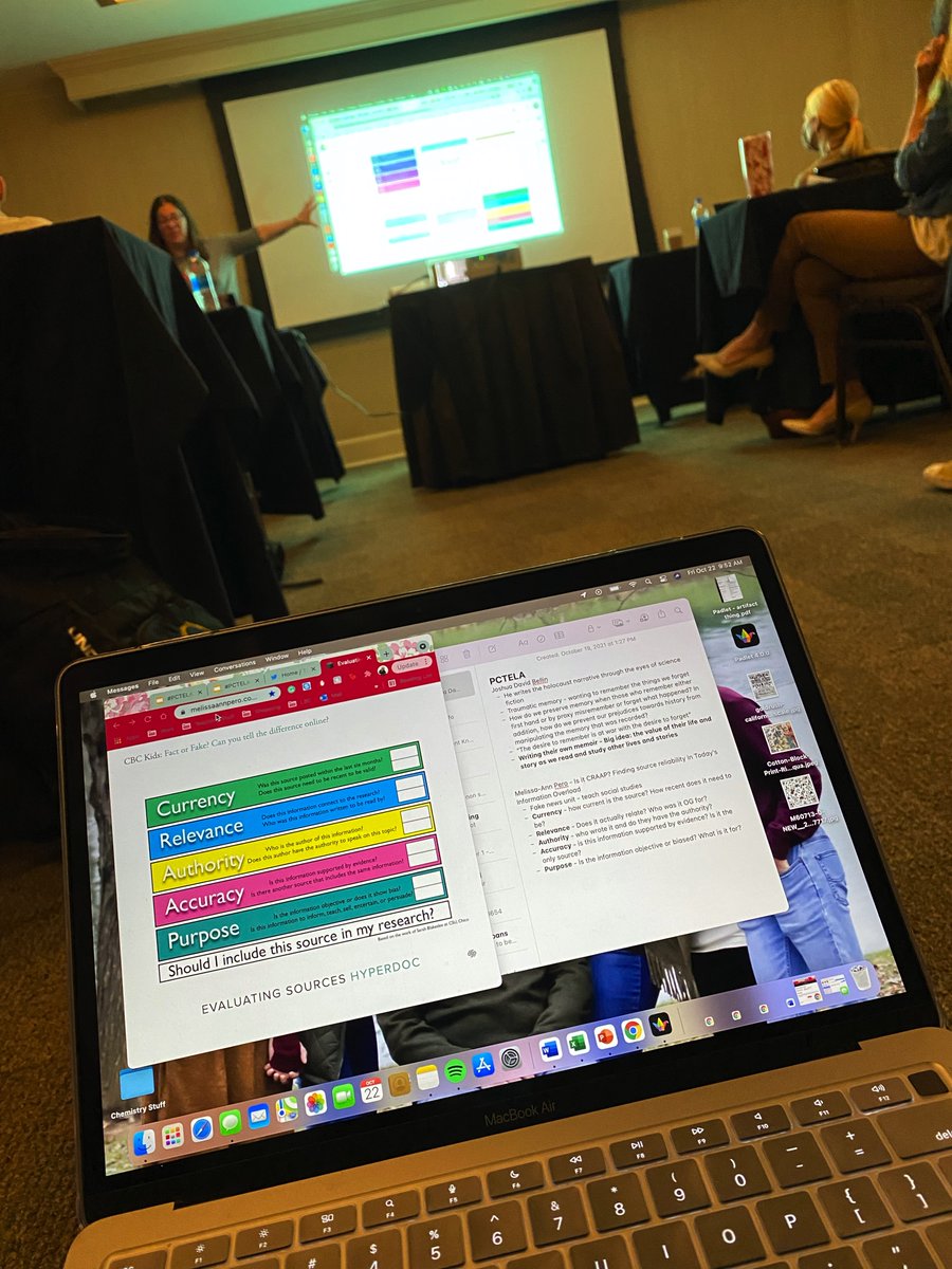 KellyNHeishman's tweet photo. When the Concurrent Sessions at #PCTELA21 are so packed a floor seat is the best seat! Thank you @melannpero for a great session! https://t.co/ObYdGBVrPK