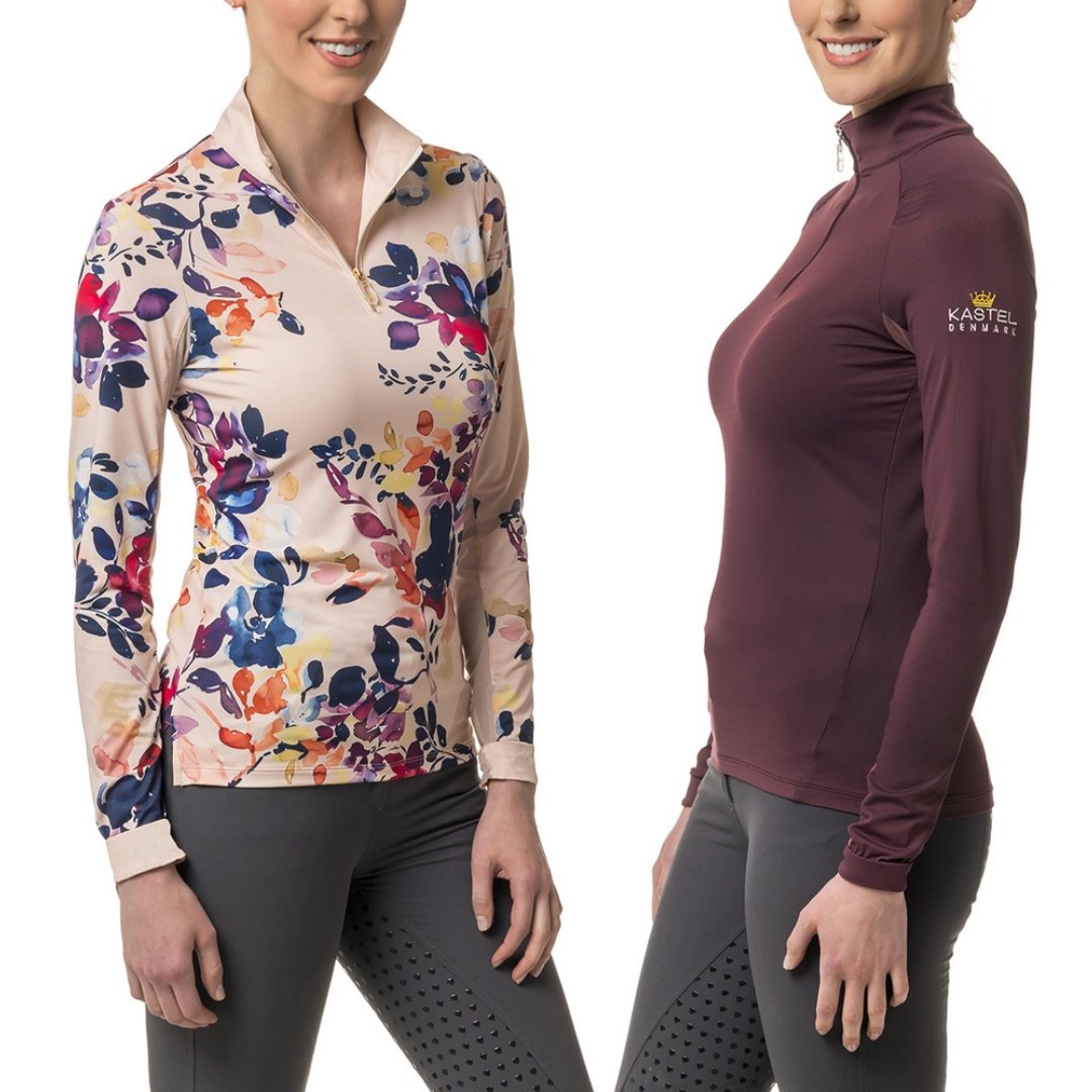 Turn heads this fall in the Kastel Denmark 1/4 Zip Long Sleeve Sun Shirt in Watercolor Floral &amp; Eggplant. This shirts never disappoint for comfort and style 🍂
.
.
.
.
#kasteldenmark #sunshirt