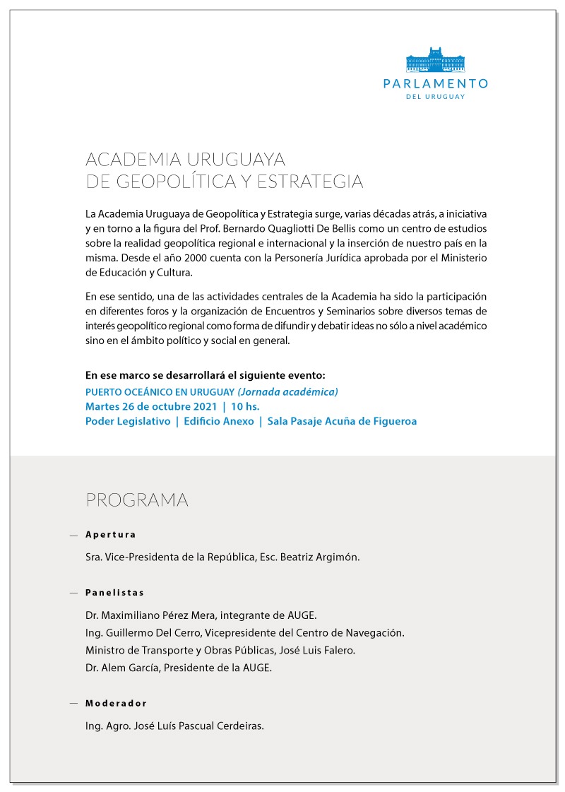 Academia de Geopolitica y Estrategia Uruguaya tweet media
