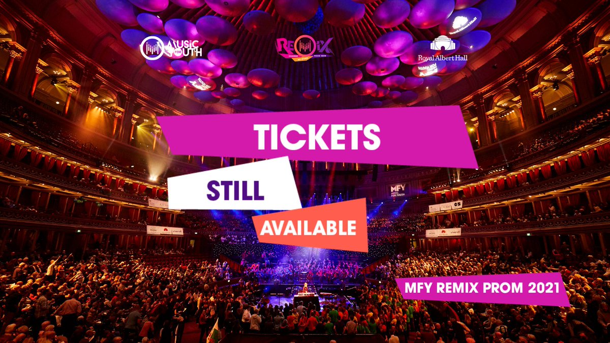 musicforyouth's tweet photo. There's still time to buy tickets for our REMIX Prom! We're offering discounted tickets to school groups and friends and family of performers. 
Buy your tickets here: https://t.co/mRRZkpJjZs
#MFYREMIX2021 #MFYPROM2021 https://t.co/3a3TV1xhUU