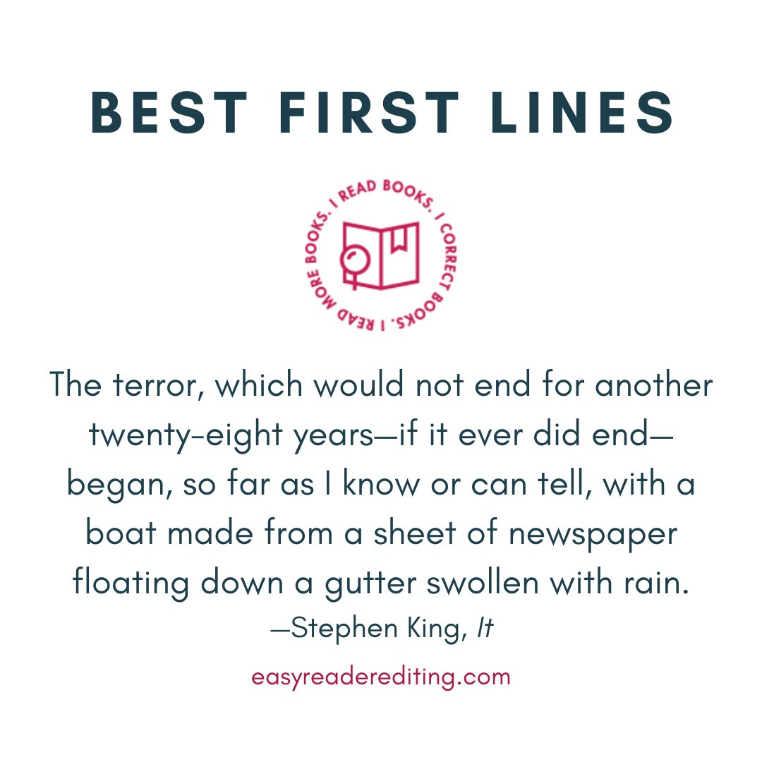 LyndaDietz4's tweet photo. I've wanted to read this one for so long, but can't work up the nerve yet. Maybe I'll bring it with me to a brightly lit, very crowded party . . . #BestFirstLines #horrornovel #writinghorror #scarybook https://t.co/s9rB0iuhvH