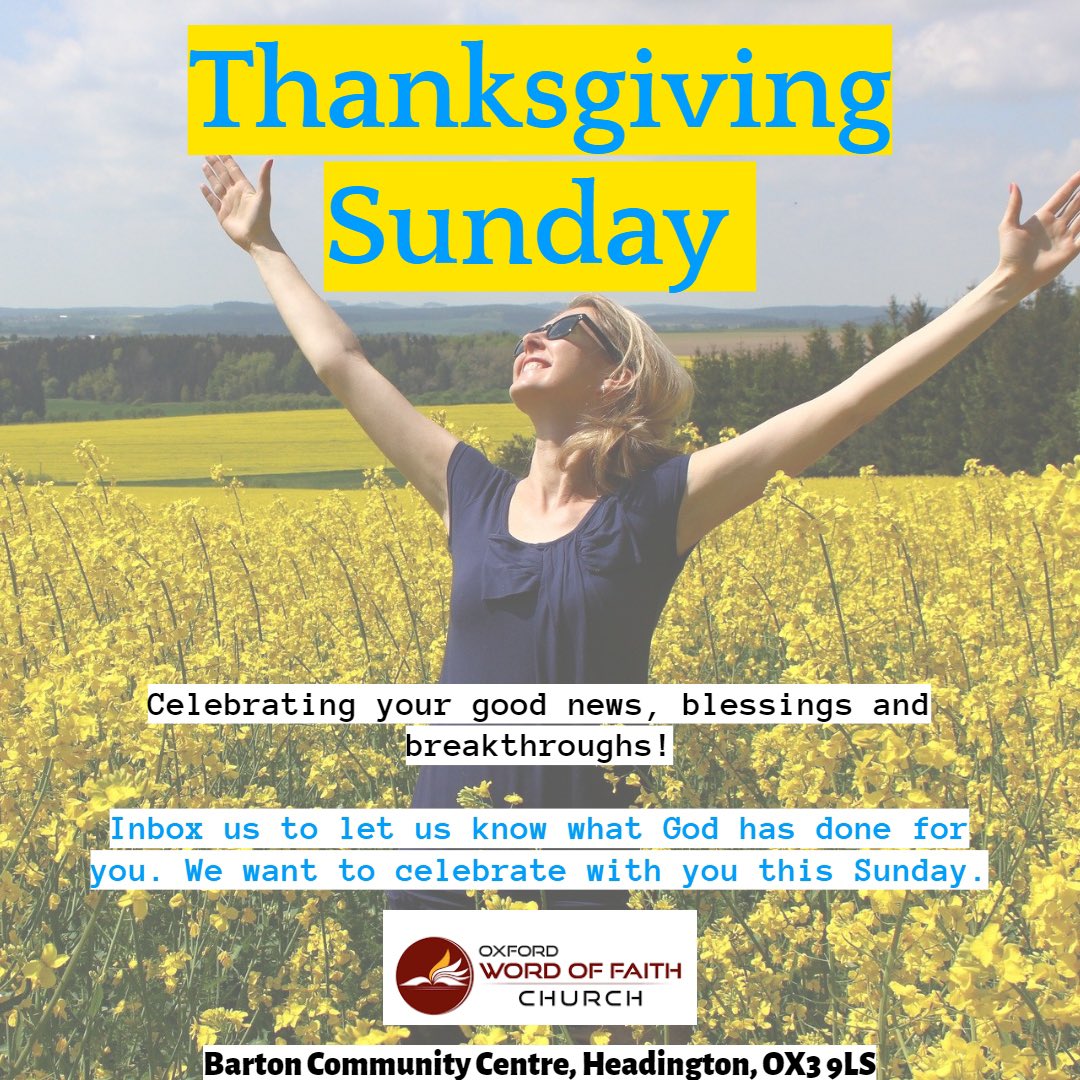 Oxford Word of Faith Church (OxfordWordFaith) Twitter