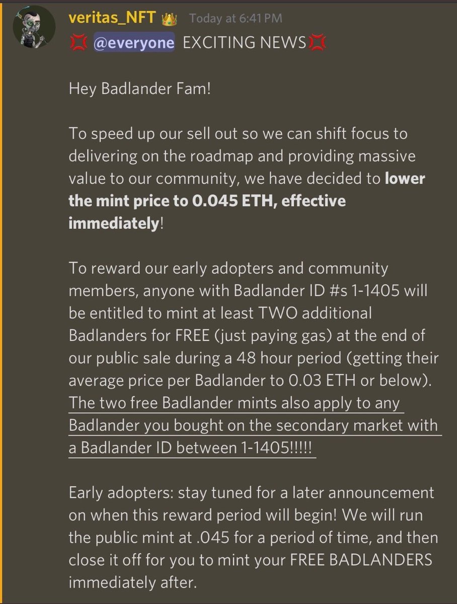 BadlandsNFT's tweet photo. ⚔ Friday Update ⚔

🌱 Mint NOW for 0.045 ETH!!!

🎁 Get FREE Companion Drops!

🏆 3 days remaining in our first ever Art Assasin Award 🎨

🧟‍♂️COD Zombies competition is running until Oct 30th 

🔥Win FREE Badlanders and 💰 

More info @ https://t.co/qAwG8L5xPN

#NFTs #NFTdrop https://t.co/OXXkcDUj52