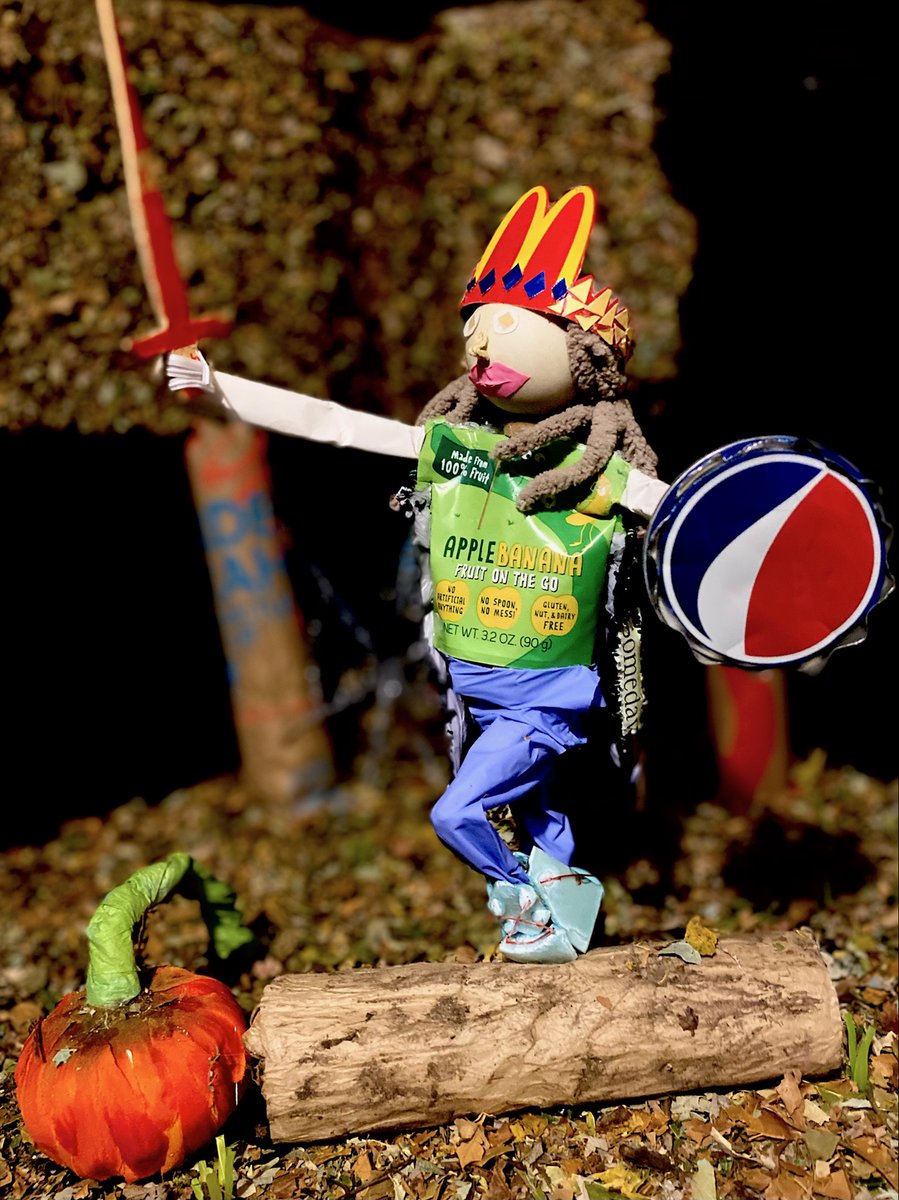 PottawatomieKid's tweet photo. @RubbishNFTs here is the process of creating art from trash. It look a lot of effort and time on the details but it was worth it. Maybe I should start my own trashy NFT...hmmmm
#Rubbish #trashyart #dontlitter #CaptinPlanet #Garbagegames https://t.co/80E8yt9JNV