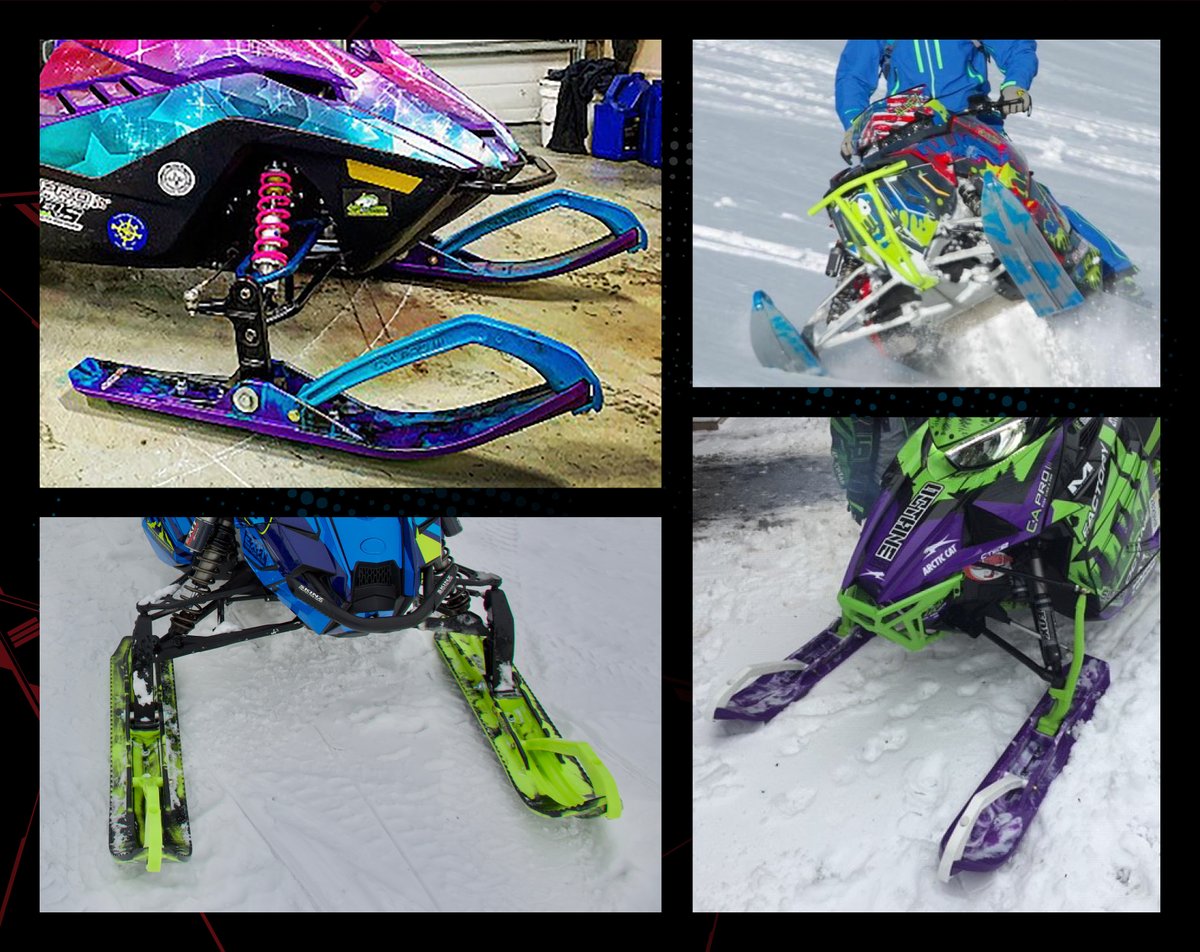 C&A Pro Snowmobile Skis tweet media