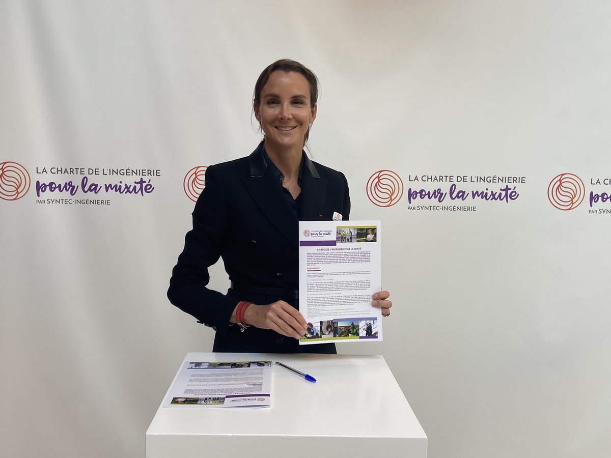 AMETRAInge's tweet photo. Anne-Charlotte Fredenucci, Présidente d'Ametra Group, signataire de la charte de l'ingénierie pour la mixité
#mixite #parite #tousegaux #egalite #ametra #ametragroup #ametraengineering #styrel
https://t.co/q22zifpdi3 https://t.co/R0WEdYpgHY