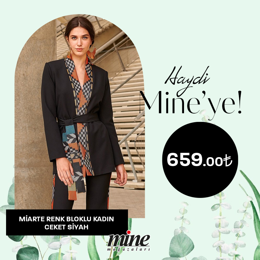 Siyah bloklu cekete sahip olmak için minemagazalari.com'a bekleniyorsunuz.
Hafta sonu alışverişi için hadi, Mine'ye...

👚 MİARTE RENK BLOKLU KADIN CEKET SİYAH
👚 Ürün Kodu: 18516
👚 Ürün Bedeni: 40-42-44
👚 659 ₺

🎄 minemagazalari.com.tr
📍 Tarzın Adresi Mine Mağazaları