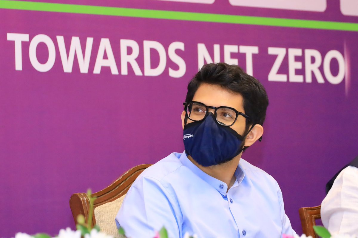 AUThackeray's tweet photo. Cities should lead the way in climate change mitigation and adaptation. Today Municipal Commissioners of 43 cities of Maharastra participated in a workshop with @MahaEnvCC &amp; @c40cities to speed up our Race to Zero efforts. These 43 hold a population of about 65 million people https://t.co/h5X8vOZJwe