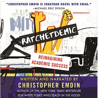 Dufort_JJ's tweet photo. Listening to @chrisemdin read his book, #Ratchetdemic, with such passion is truly inspiring.  This is a book that every teacher should read. https://t.co/r4xQiauvrd