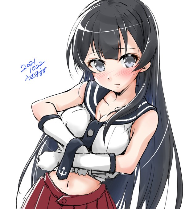 #艦これ版深夜の真剣お絵描き60分一本勝負 
#艦これ版真剣お絵描き60分一本勝負_20211022
#阿賀野
いつまでそこで見てるつもりなんですか?
まぁ・・いいですけど。 