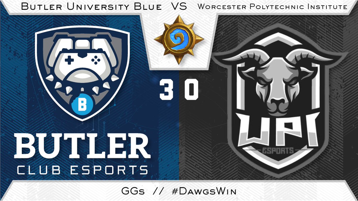 BUClubEsports's tweet photo. #ButlerHS found a couple hard-earned W's last night against @WPIEsports and @NKUEsportsClub - GGs! #DawgsWin https://t.co/wNQoiAcZ1T
