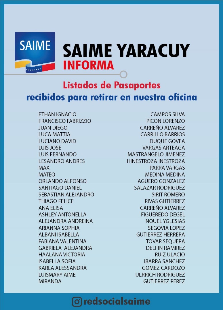 VenezuelaSaime tweet media